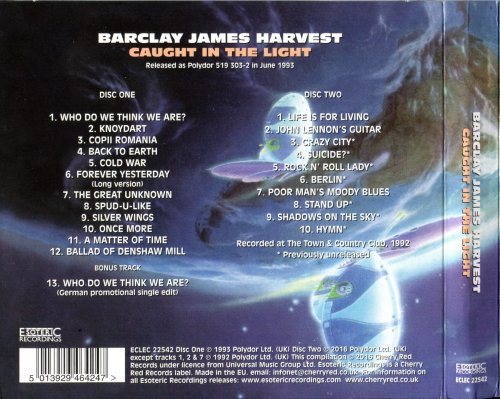 Barclay James Harvest - Caught In The Light (Remastered & Expanded Deluxe 2016)