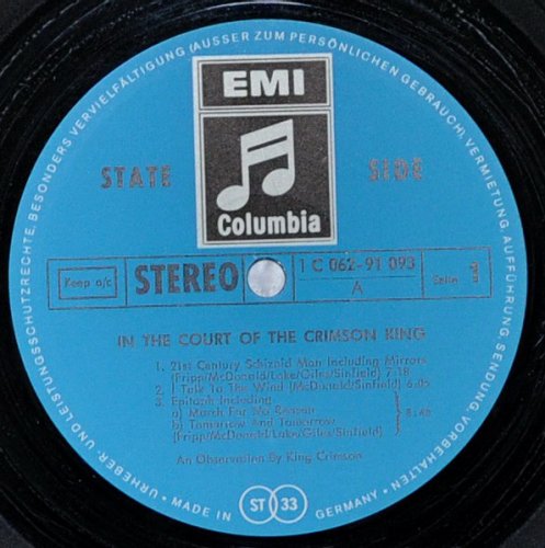 King Crimson - In The Court Of The Crimson King (2018) LP