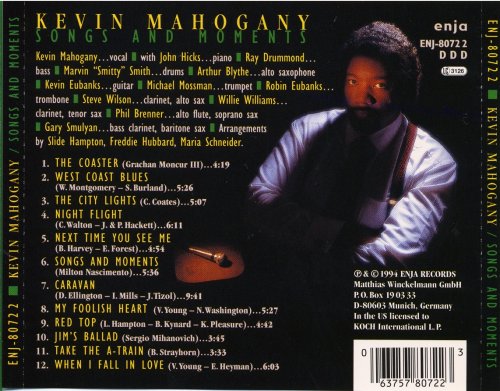 Kevin Mahogany - Songs and Moments (1994) Lossless
