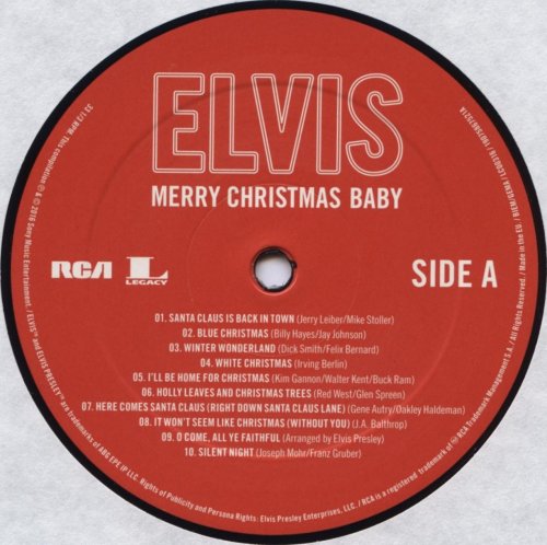 Elvis Presley - Merry Christmas Baby (2018) LP