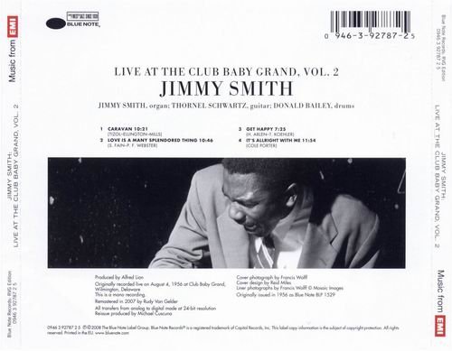 Jimmy Smith - Live At The Club Baby Grand, Vol. 2 (1956)