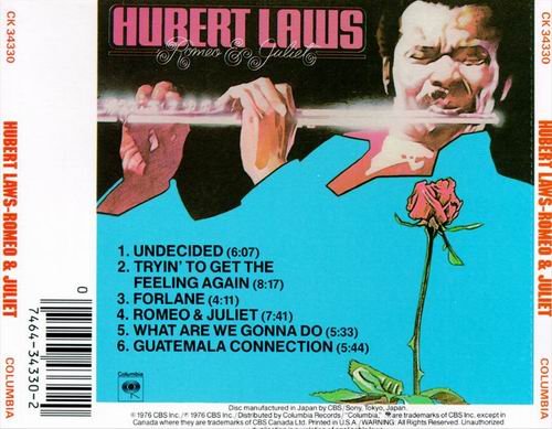 Hubert Laws - Romeo & Juliet (1976) CD Rip