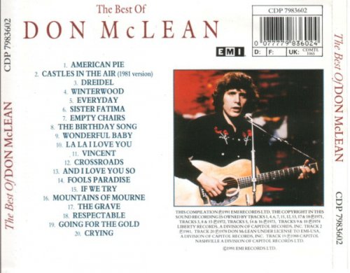 Don Mclean The Best Of Don Mclean 1991