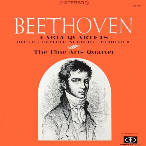 Fine Arts Quartet - Beethoven: Early Quartets (Remastered from the Original Concert-Disc Master Tapes) (1969/2017) [Hi-Res]
