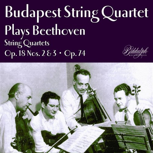 Budapest String Quartet - Beethoven: String Quartets String Quartets Nos, 2, 3 & 10 (2019)