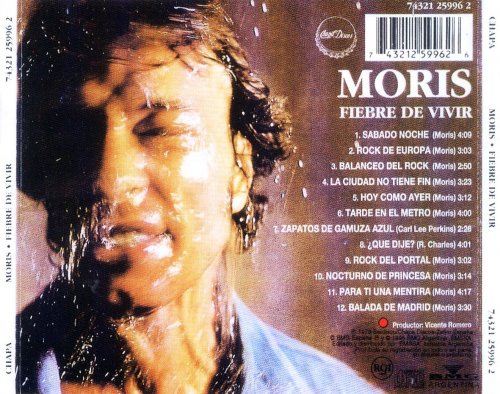 Moris ‎– Fiebre De Vivir (Reissue) (1978/1994)