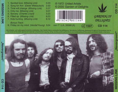 Missing Link - Nevergreen (Reissue) (1972/2005)