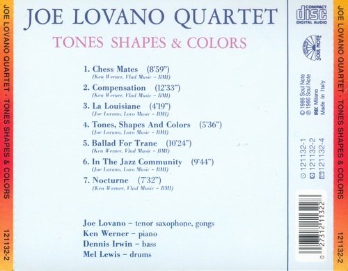 Joe Lovano Quartet - Tones Shapes & Colors (1986)