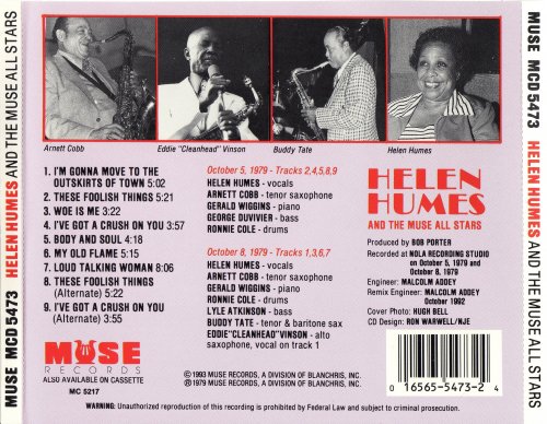 Helen Humes - Helen Humes and the Muse All Stars (1993)