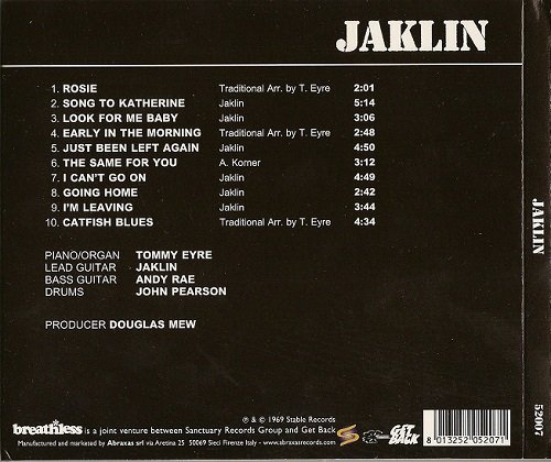 Jaklin - Jaklin (Reissue) (1969/2005)