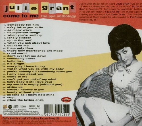 Julie Grant - Come to Me - The Pye Anthology (1962-65/2004)