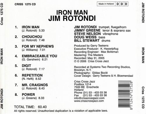Jim Rotondi - Iron Man (2006)