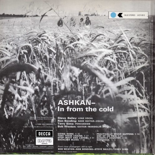 Ashkan - In From The Cold (Japan Remastered) (1969/2004)