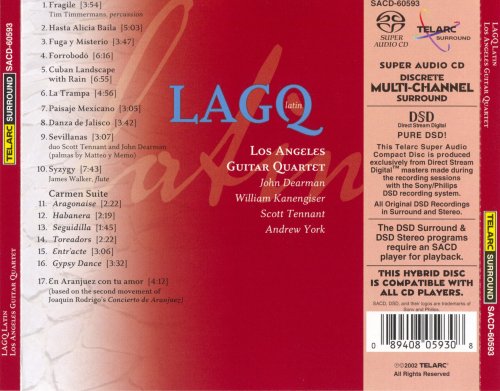 Los Angeles Guitar Quartet - LAGQ Latin (2002) [SACD]