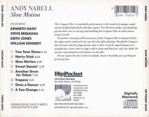 Andy Narell - Slow Motion (1985) CD Rip