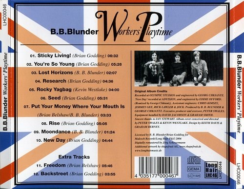 B.B.Blunder - Workers' Playtime (Reissue, Remastered) (1971/2006)