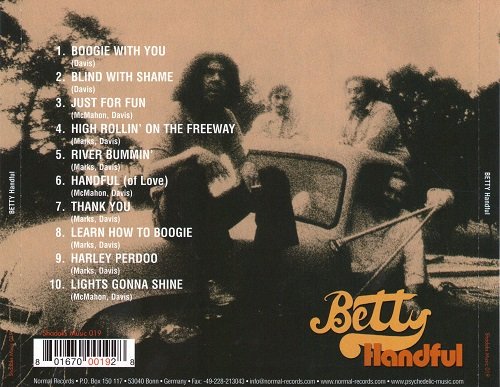 Betty - Handful (Reissue) (1971/2009)