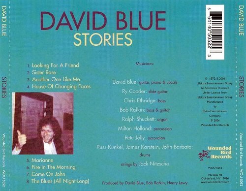 David Blue - Stories (Reissue) (1971/2006)