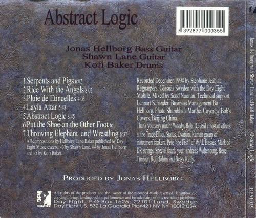 Jonas Hellborg with Shawn Lane and Kofi Baker - Abstract Logic (1995)