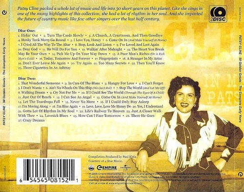 Patsy Cline - 50 Golden Greats - The Complete Early Years (Reissue) (2006)