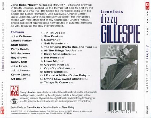 Dizzy Gillespie - Timeless Dizzy Gillespie (2002)