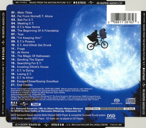 John Williams - E.T. The Extra-Terrestrial: The 20th Anniversary Edition (2002) [SACD]