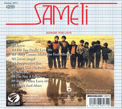 Sameti - Hungry For Love (Reissue) (1974/2010)