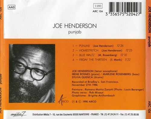 Joe Henderson - Punjab (1990)