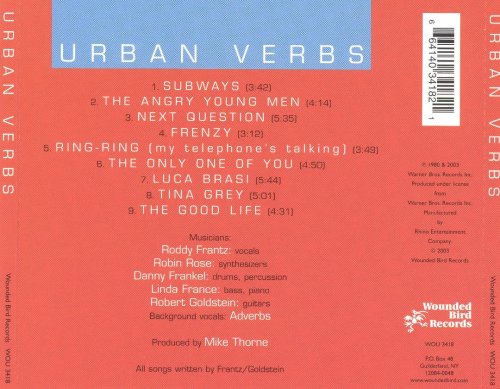 Urban Verbs - Urban Verbs (Reissue) (1980/2003)