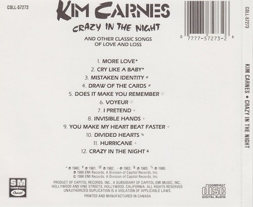 Kim Carnes - Crazy In The Night (1990)