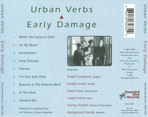 Urban Verbs - Early Damage (Reissue) (1981/2008)