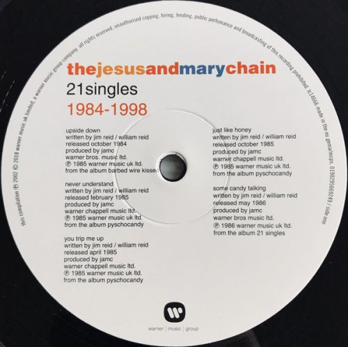 The Jesus And Mary Chain - 21 Singles 1984-199 (2018) LP
