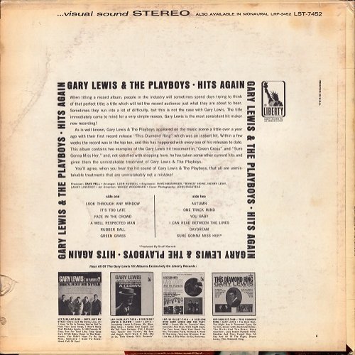 Gary Lewis & The Playboys - Hits Again! (1966) Vinyl
