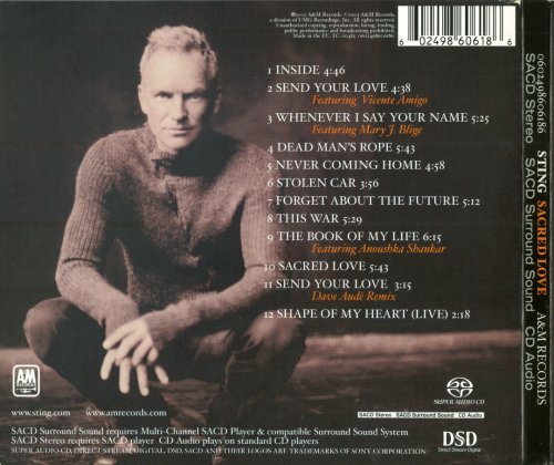 Sting - Sacred Love (Limited Edition) (2003) [SACD]