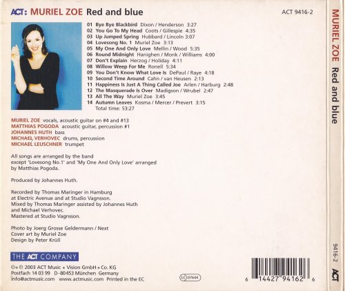 Muriel Zoe - Red and Blue (2003) FLAC