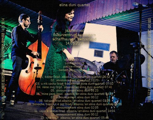 Elina Duni Quartet - Jazzfestival Kulturzentrum Kammgarn (bootleg) (2014)