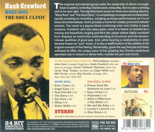 Hank Crawford - More Soul `60 / The Soul Clinic `61