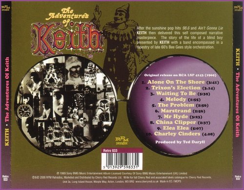 Keith - The Adventures of Keith (Reissue, Remastered) (1969/2008)