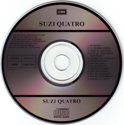 Suzi Quatro - Can The Can (1973) {1995, Japanese Reissue}