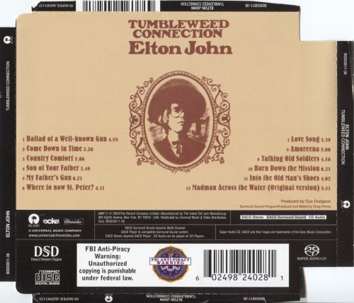 Elton John - Tumbleweed Connection (1970/2004) [SACD]