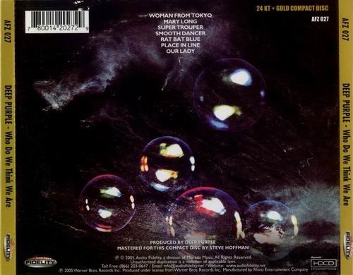 Deep Purple - Who Do We Think We Are (1973) CD Rip