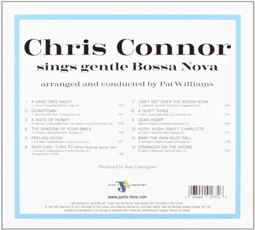 Chris Connor - Sings Gentle Bossa Nova (2011) FLAC