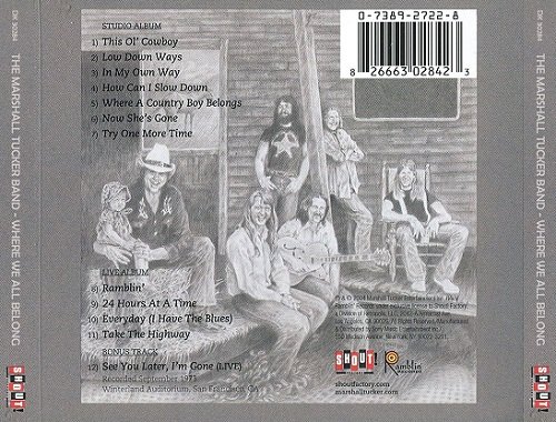 The Marshall Tucker Band - Where We All Belong (Reissue, Remastered) (1974/2004)