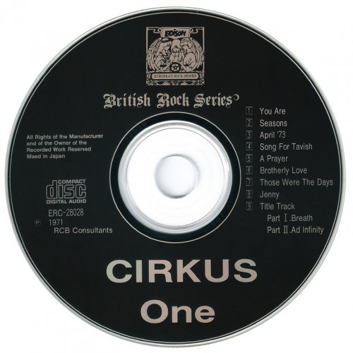 Cirkus - One (1973) {1990, Japan 1st Press, Limited Edition}