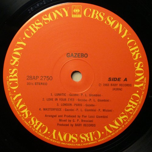 Gazebo - Gazebo (1983) LP