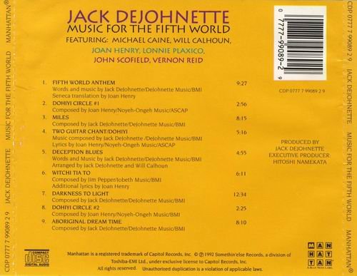 Jack Dejohnette - Music For The Fifth World (1992) CD Rip