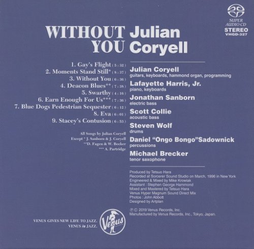 Julian Coryell - Without You (1996) [2019 SACD]