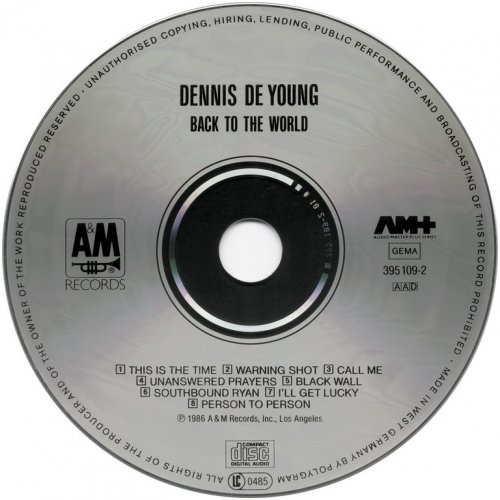 Dennis DeYoung - Back To The World (1986)