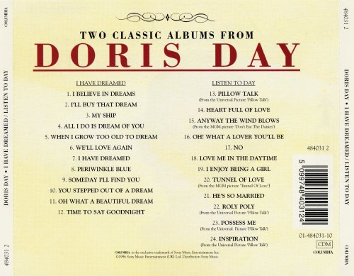 Doris Day - I Have Dreamed / Listen to Day (1996)