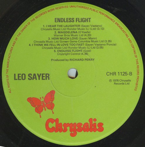 Leo Sayer - Endless Flight (1976) LP